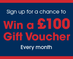 Sign up for a chance to win a  100 gift voucher